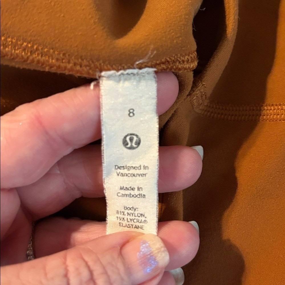Lululemon Groove Flare Leggings Size 8 High Rise Yoga Pants - Picture 3 of 5